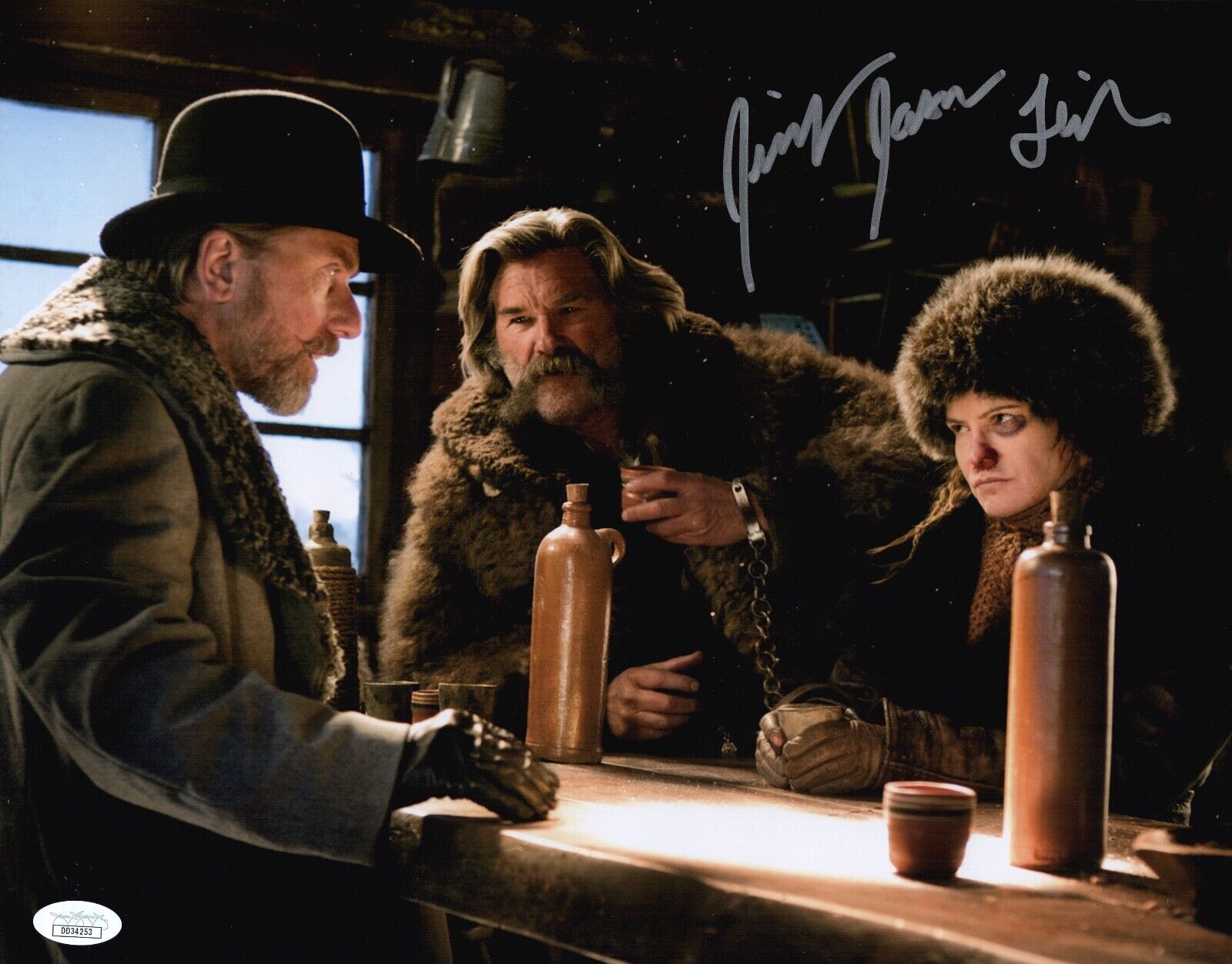 JENNIFER JASON LEIGH Signed HATEFUL EIGHT Daisy 11x14 Photo Poster painting Autograph JSA COA