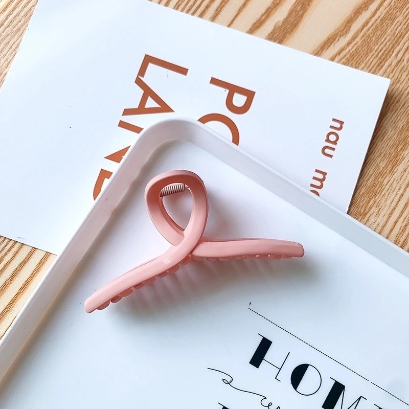 Grip Frosted New Hairpin Back Head Large Transparent Hair Claw Shark Clip Hairware Hairpin Hair Clip Female Summer