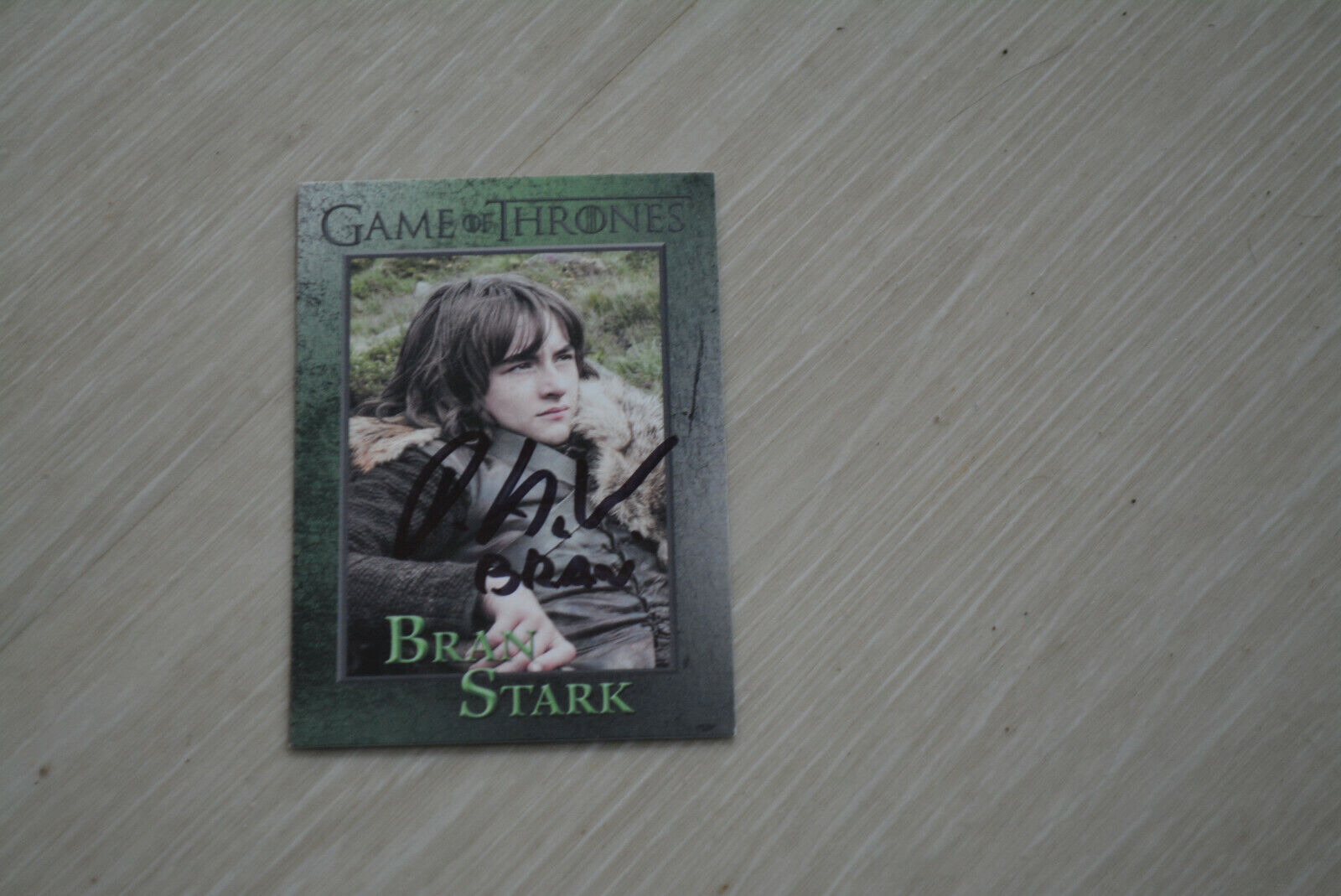 ISAAC HEMPSTEAD WRIGHT signed autograph In Person GAME OF THRONES trading card