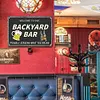 [Big Size]Welcome To Our Backyard Bar - Vintage Metal Signs - 30*40cm - Warning