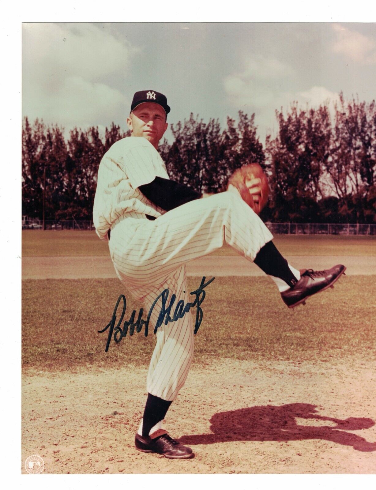 Bobby Shantz New York Yankees Signed 8 x 10