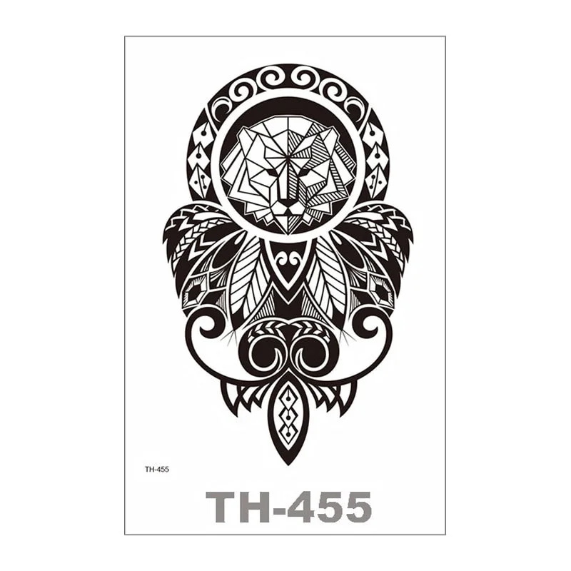 SDRAWING Temporary Tattoo For Women Sexy Tattoo Stickers Body Art Tattoo Chest Stickers Arm Tattoo Men Fashionable Fake Tatoo Cool Tattoo