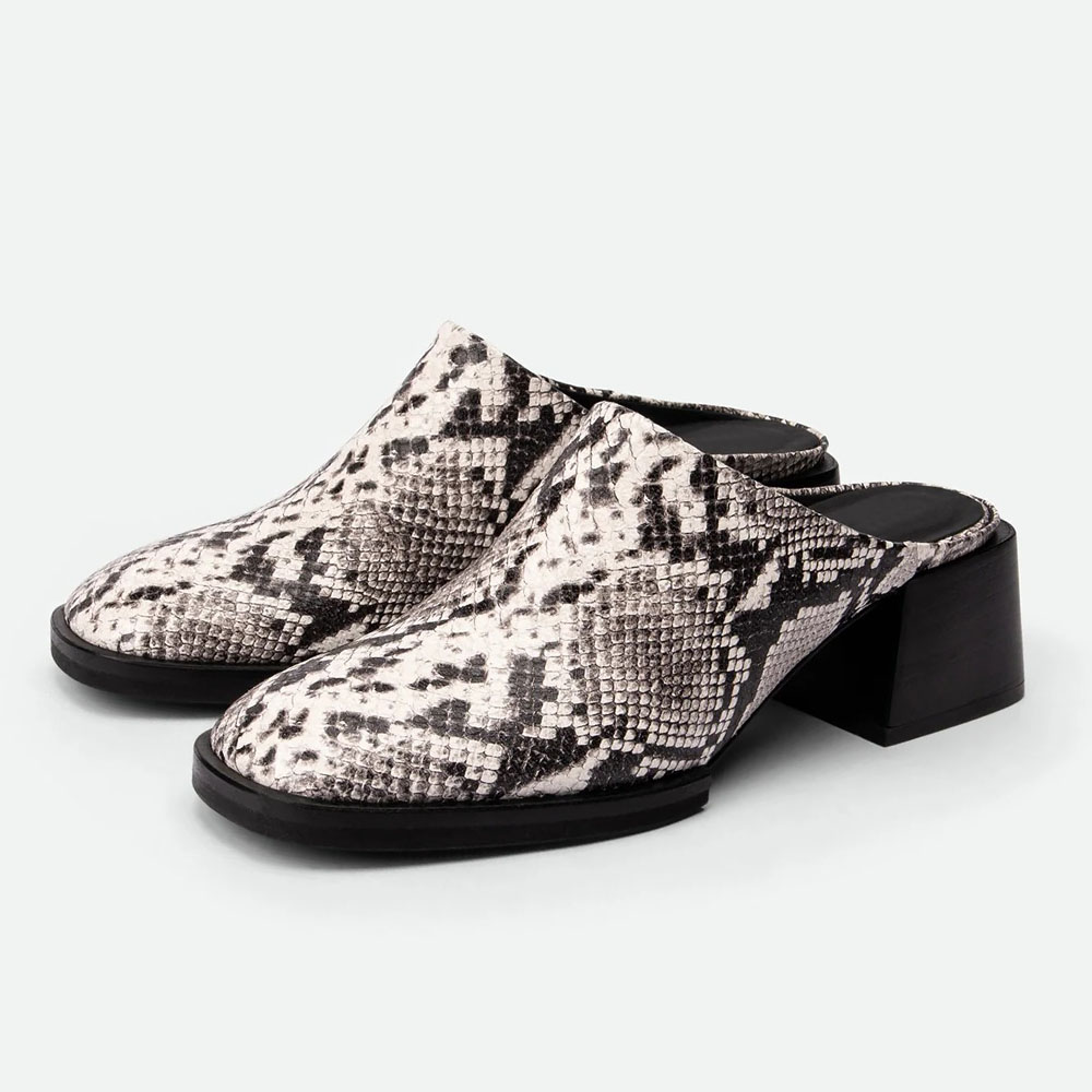 Snake Mules for Spring
