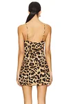Siren Leopard Mini Dress