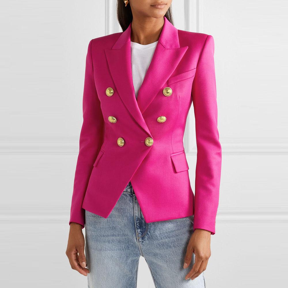 Rotimia Fashion Short Double-Breasted Jacket