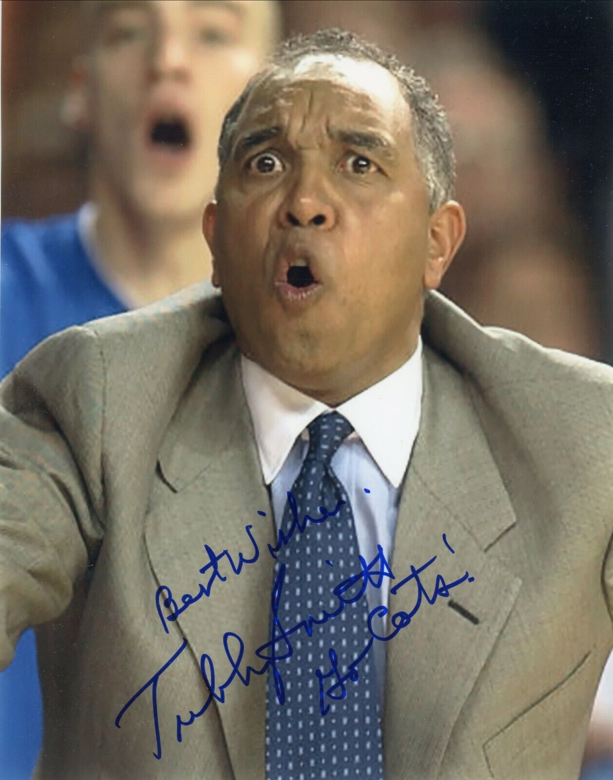 Tubby Smith Kentucky Wildcats Signed Autographed 8x10 Photo Poster painting COA