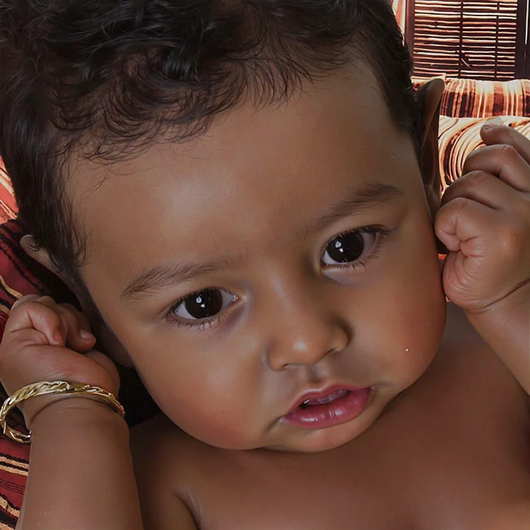Mini Silicone Black Baby 12'' Realistic African American Reborn Doll Girl Kennedy Truly Look Real Like a Baby Rsgdolls®：Realistic Reborn Baby Dolls By Rsgdolls®