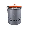 1.5L Heat Exchanger Pot Camping Pot Portable Outdoor Picnic Cooking Cookware