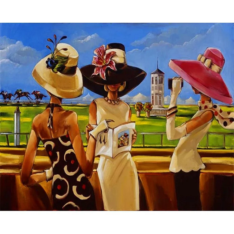Gossip Women - Painting By Numbers - 40x50cm