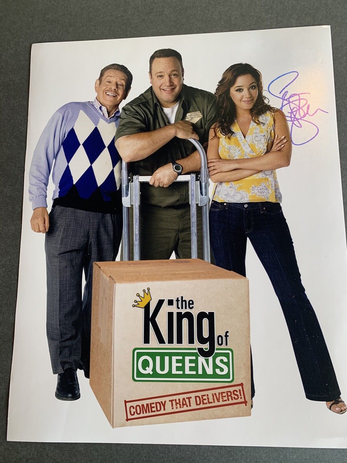 leah remini signed 11x14 Photo Poster painting Pic King Of Queens