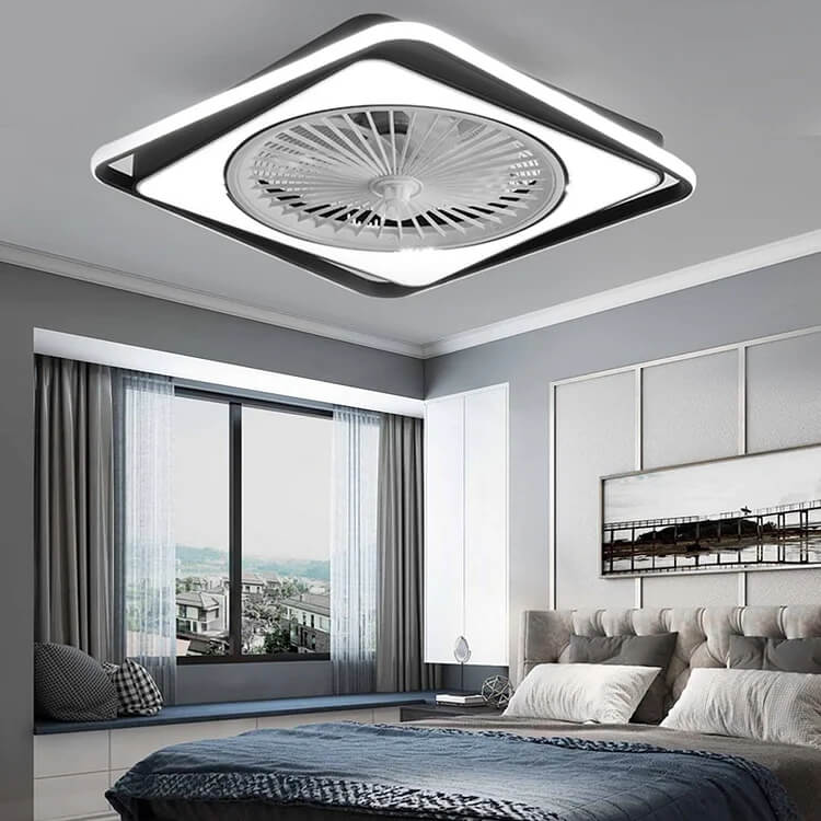 Modern Minimalist Fan Ceiling Lamp