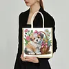 DIY Diamond Painting Linen Tote Bag