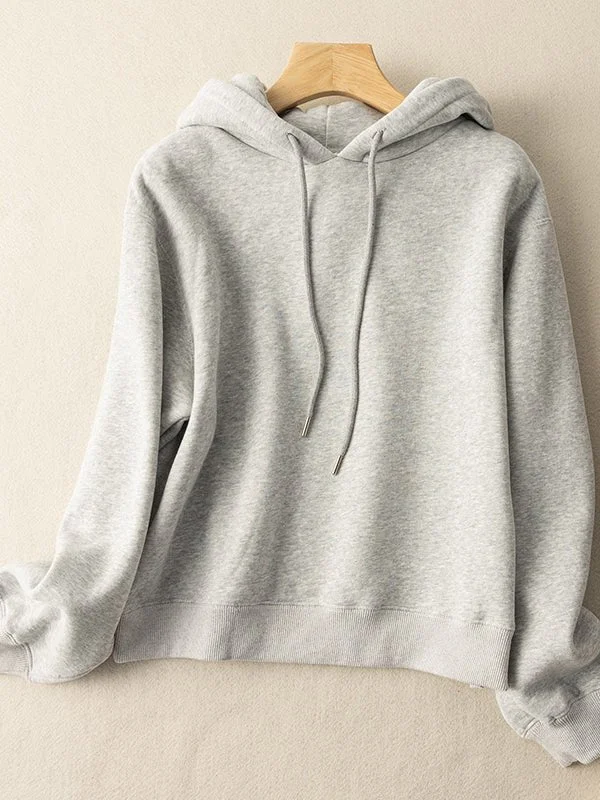 Casual Loose Pullover Hoodie For Women