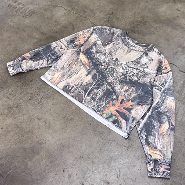 Tree Camouflage Crewneck Sweatshirt