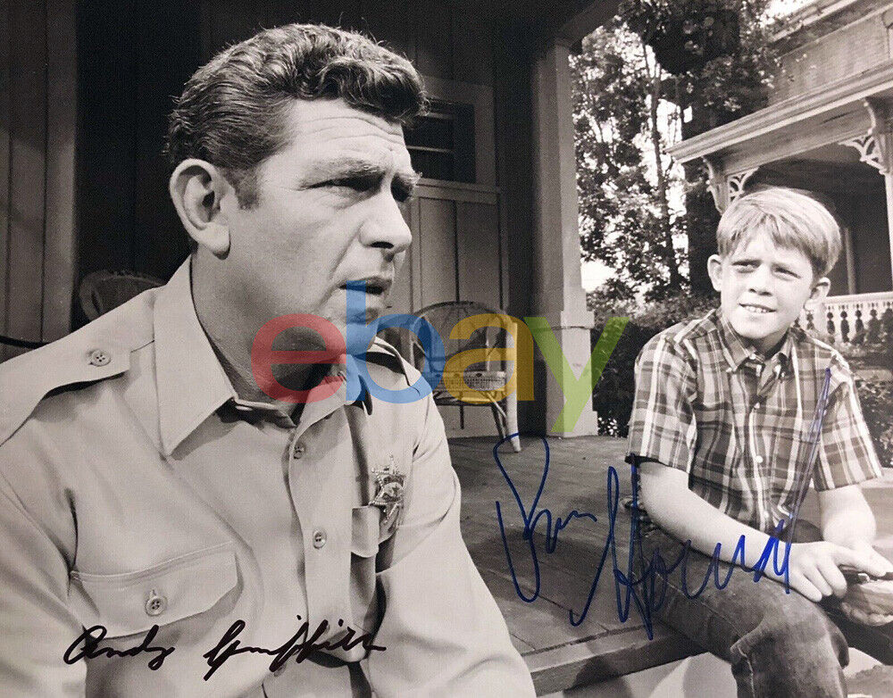 Andy Griffith Ron Howard SIGNED 8x10 Photo Poster painting The Andy Griffith Show Autographed Re