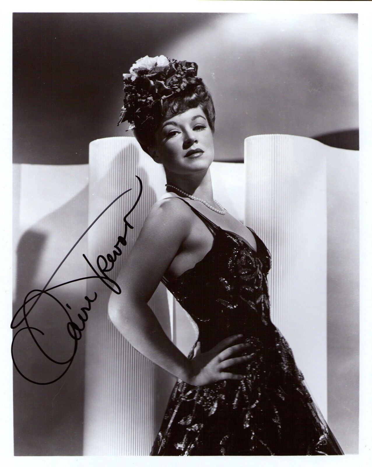 CLAIRE TREVOR, ACTRESS (DECEASED) SIGNED 8X10 Photo Poster painting WITH COA