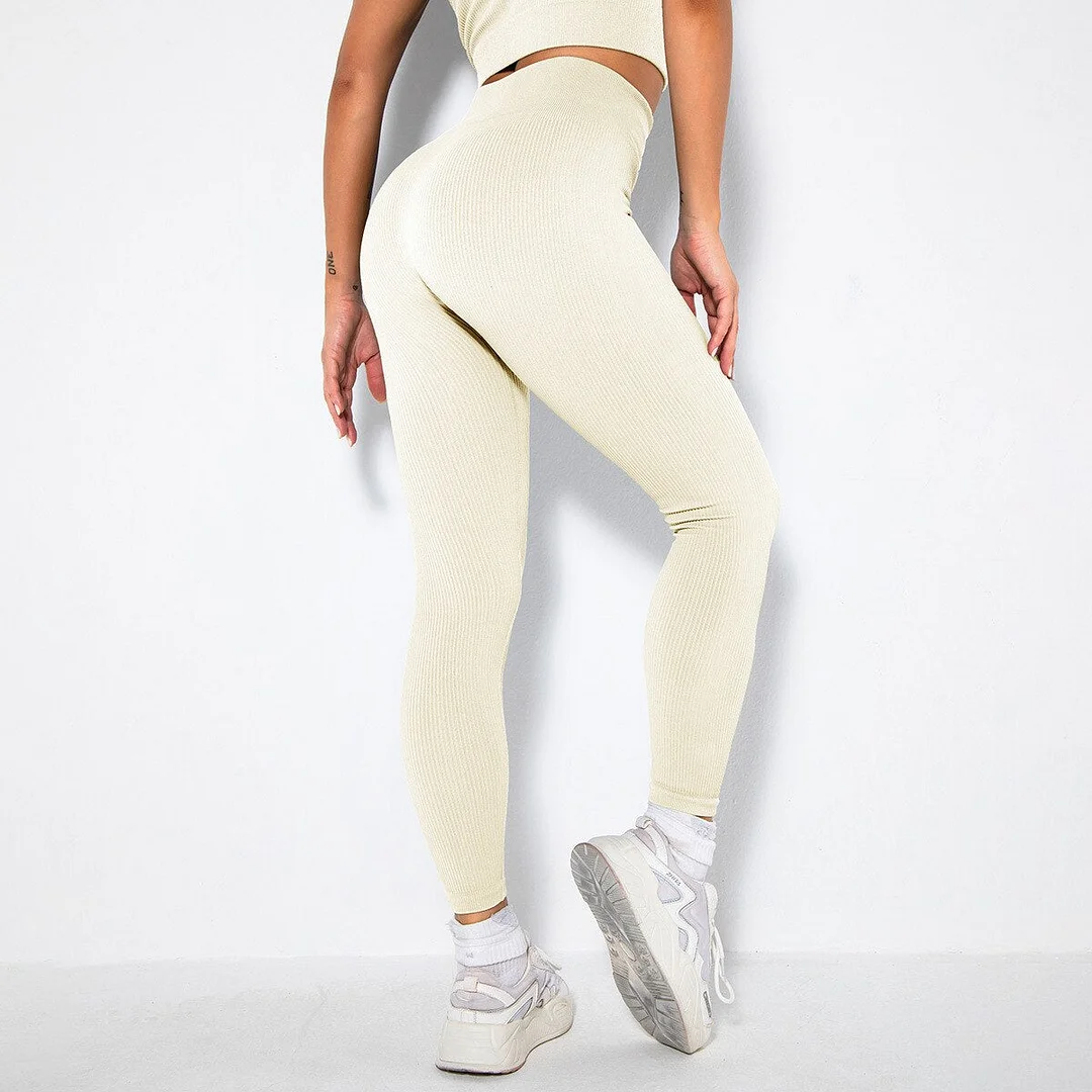 LAISIYI High Waist Leggings Workout Bottom Vital Seamless Fitness Legging Scrunch Push Up Women Gym Sport Leggings Short