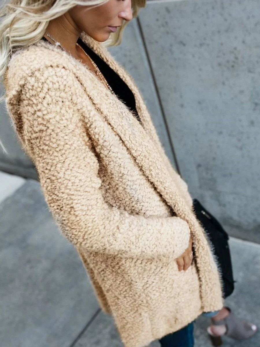 Long Sleeve Casual Cardigan Hooded Sweater