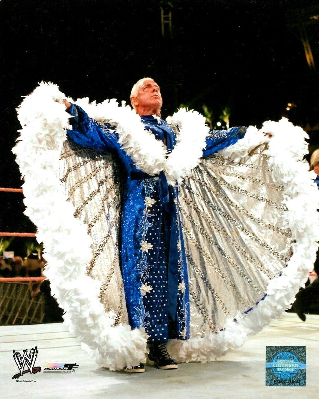 WWE RIC FLAIR OFFICIAL LICENSED ORIGINAL 8X10 WRESTLING Photo Poster painting FILE Photo Poster painting 2