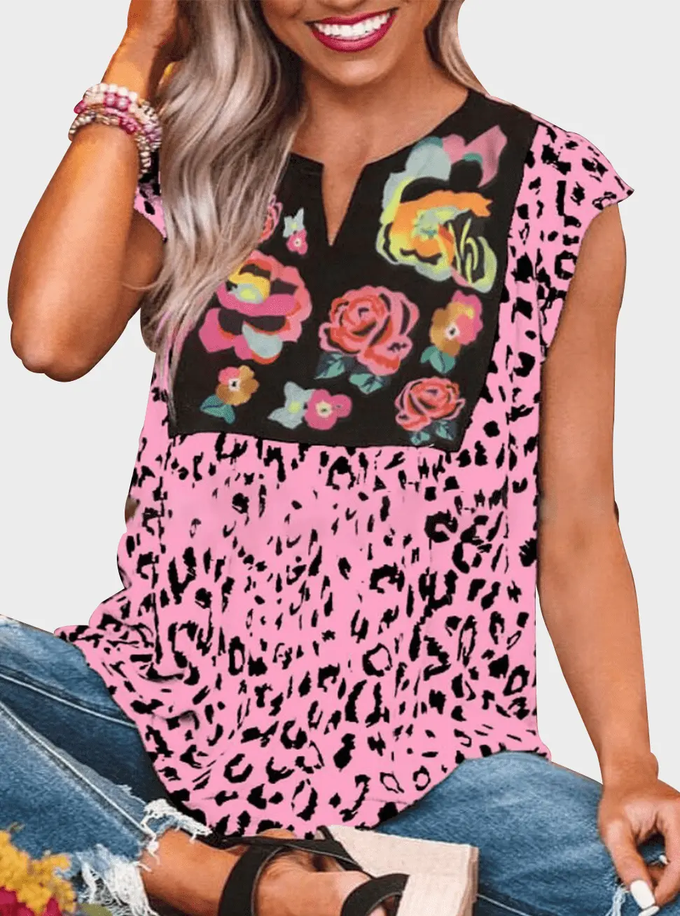  thdmladies Leopard Print Tank thedmladies
