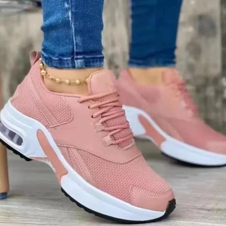 Women'Casual Mesh Colorblock Sneakers