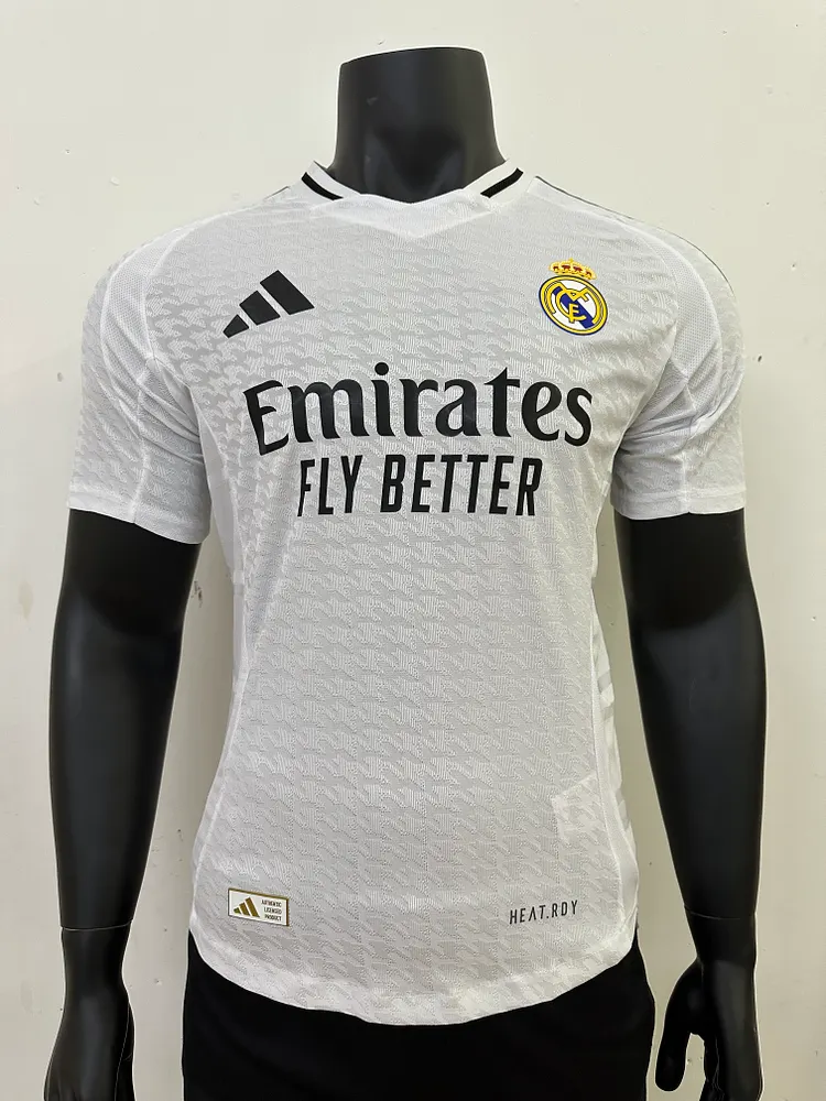 2024/2025 Player Version Real Madrid Home Soccer Jersey