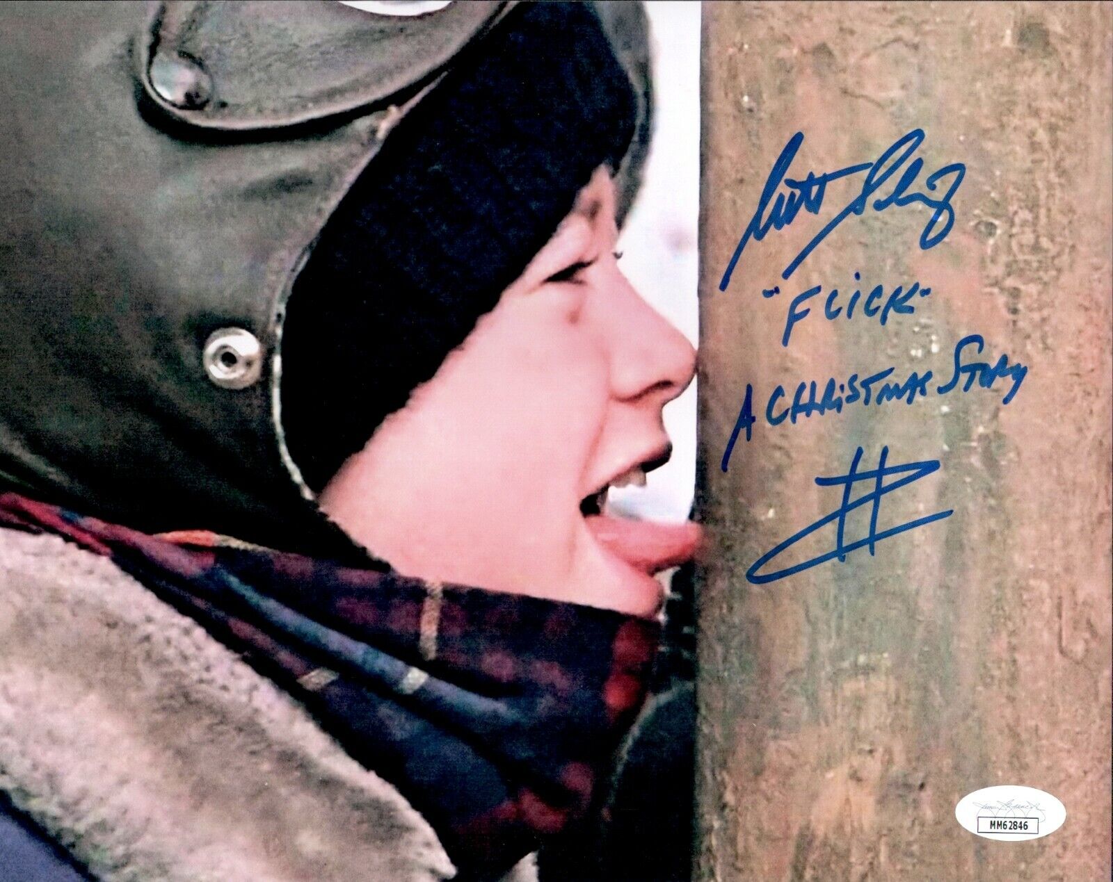 SCOTT SCHWARTZ Signed 8X10 A CHRISTMAS STORY Photo Poster painting TOY Autograph JSA COA Cert