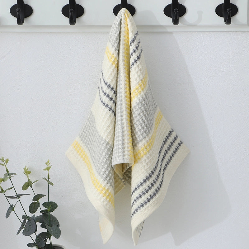 New Cotton Gauze Towel Gift Honeycomb Waffle Towel Daily Necessities Face Towel Cotton
