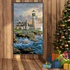 Diamond Painting-DIY Full Round Drill Seaside Lighthouse(70*40 CM)