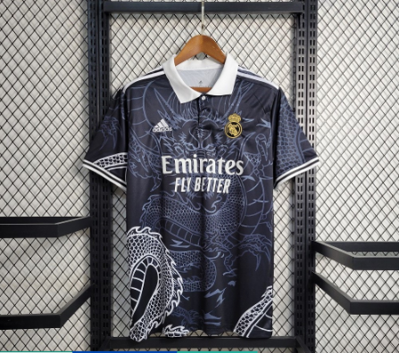 2023/2024 Football Shirt Real Madrid Special Edition Chinese Dragon Black