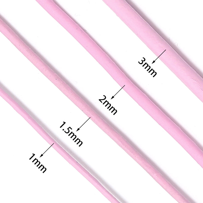 1 Piece Minimalist Solid Color Leather Rope Jewelry Accessories