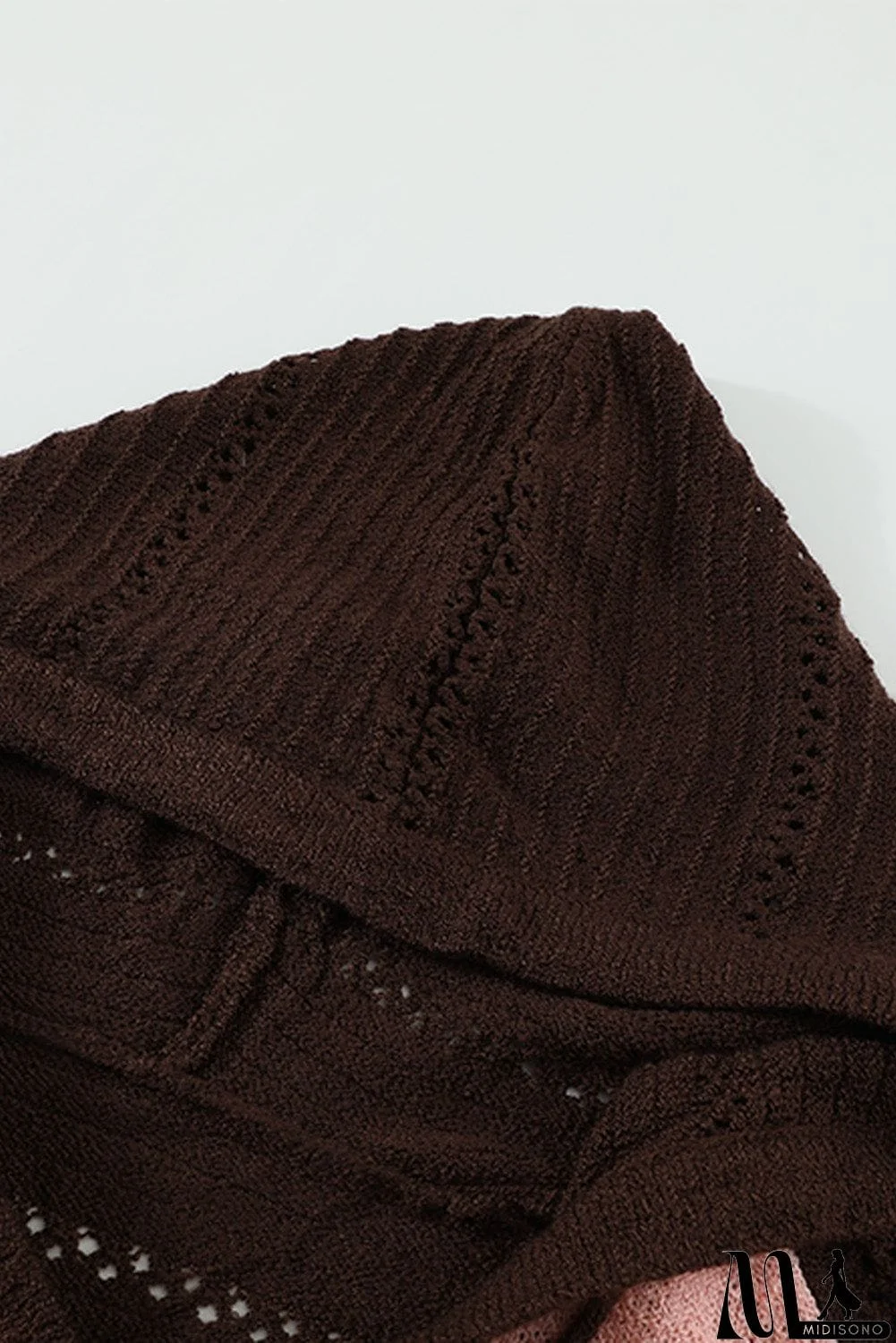 MidiSono - Classic Beach Bonfire Knitted Hoodie