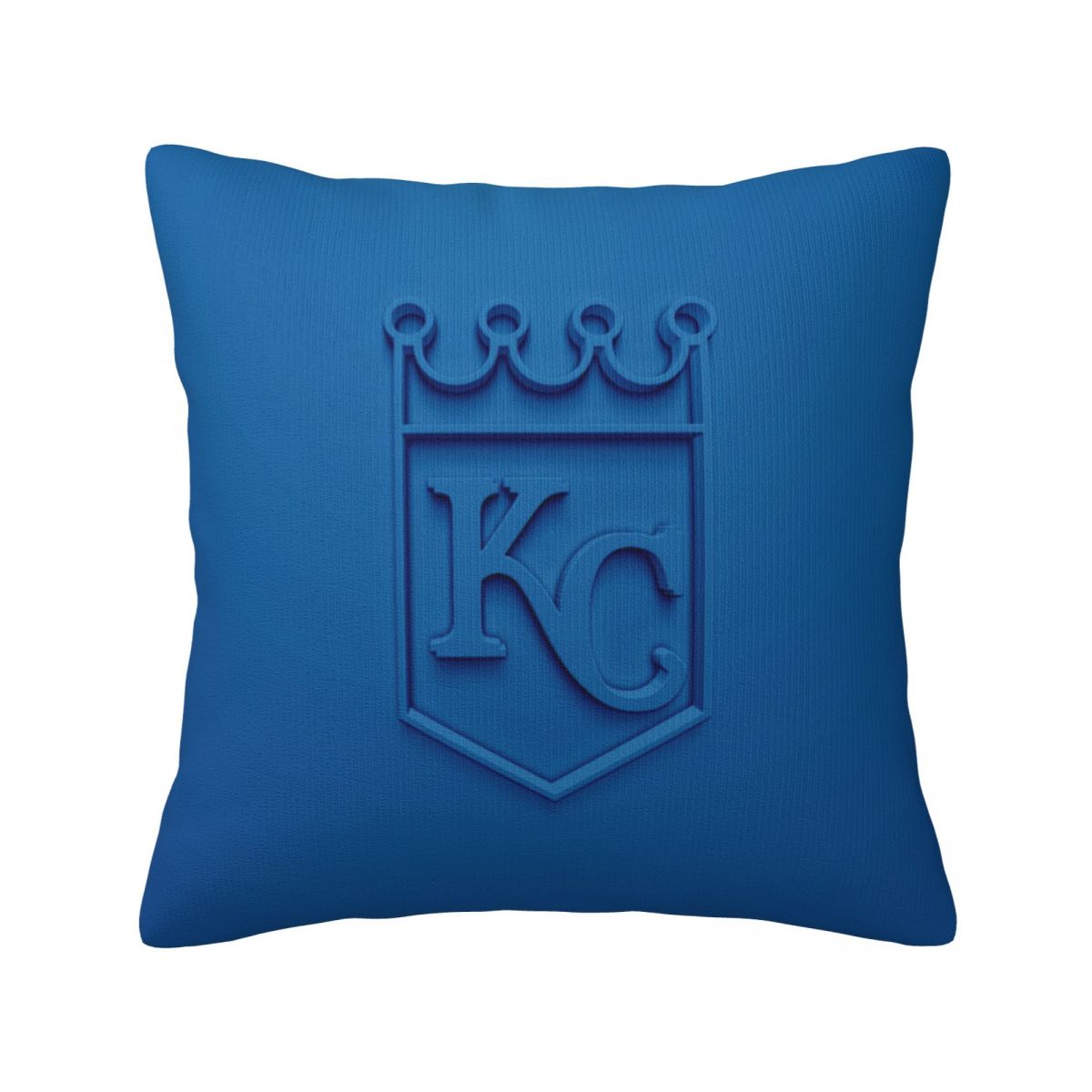 Kansas City Royals 3D Blue Short Plush Cushion for Home Decor