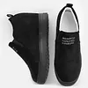 Women Faux Suede Wedge heel Sneakers Slip on Breathable Shoes