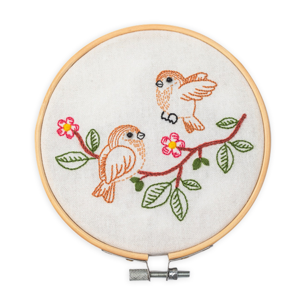 

Lovebirds - Embroidery - Cross Stitch, 501 Original