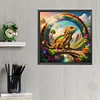 Diamond Painting -DIY Round Drill Rainbow Wings Lizard