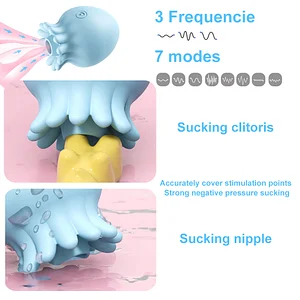 Jellyfish 10-Frequency Sucking Vibrator for Adults female Toys