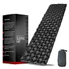 Outdoor Inflatable Mat Portable Nylon Sleeping Pad Waterproof Folding Tent Mat