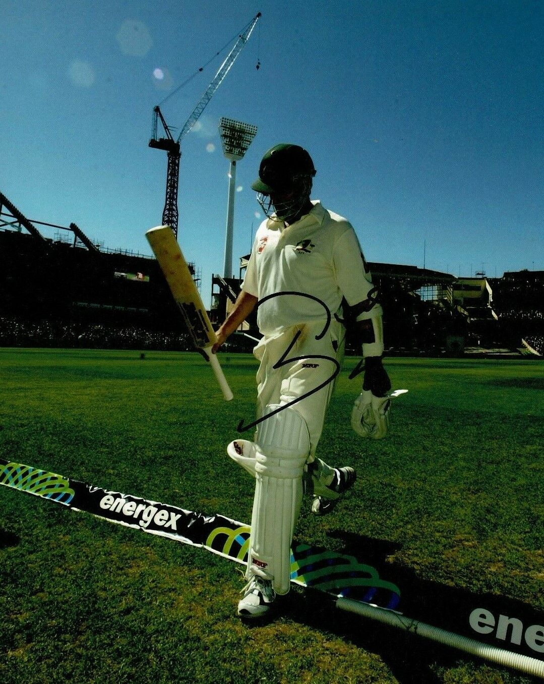 Steve Waugh Signed 10X8 Photo Poster painting Australia Cricket Legend AFTAL COA (2547)