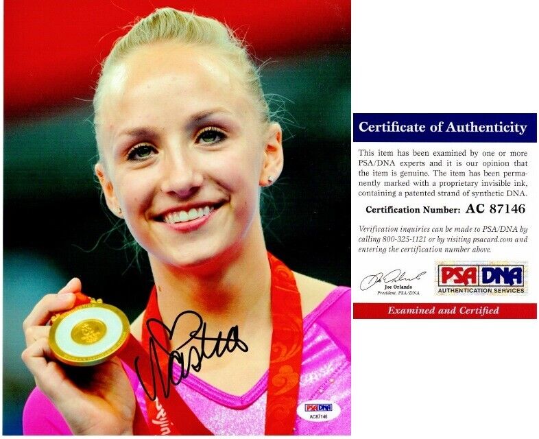 Nastia Liukin Signed - Autographed Olympic Gymnastics 8x10 Inch Photo Poster painting - PSA/DNA