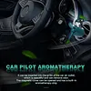 Cartoon Car Fragrance with 2 Fragrances Vent Perfume Gift for Friends (Black)