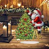 DIY Santa Claus And Tree Diamond Painting Ornaments (Double-Sided)
