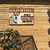 Dog Warning- Vintage Metal Signs(12*16Inch)