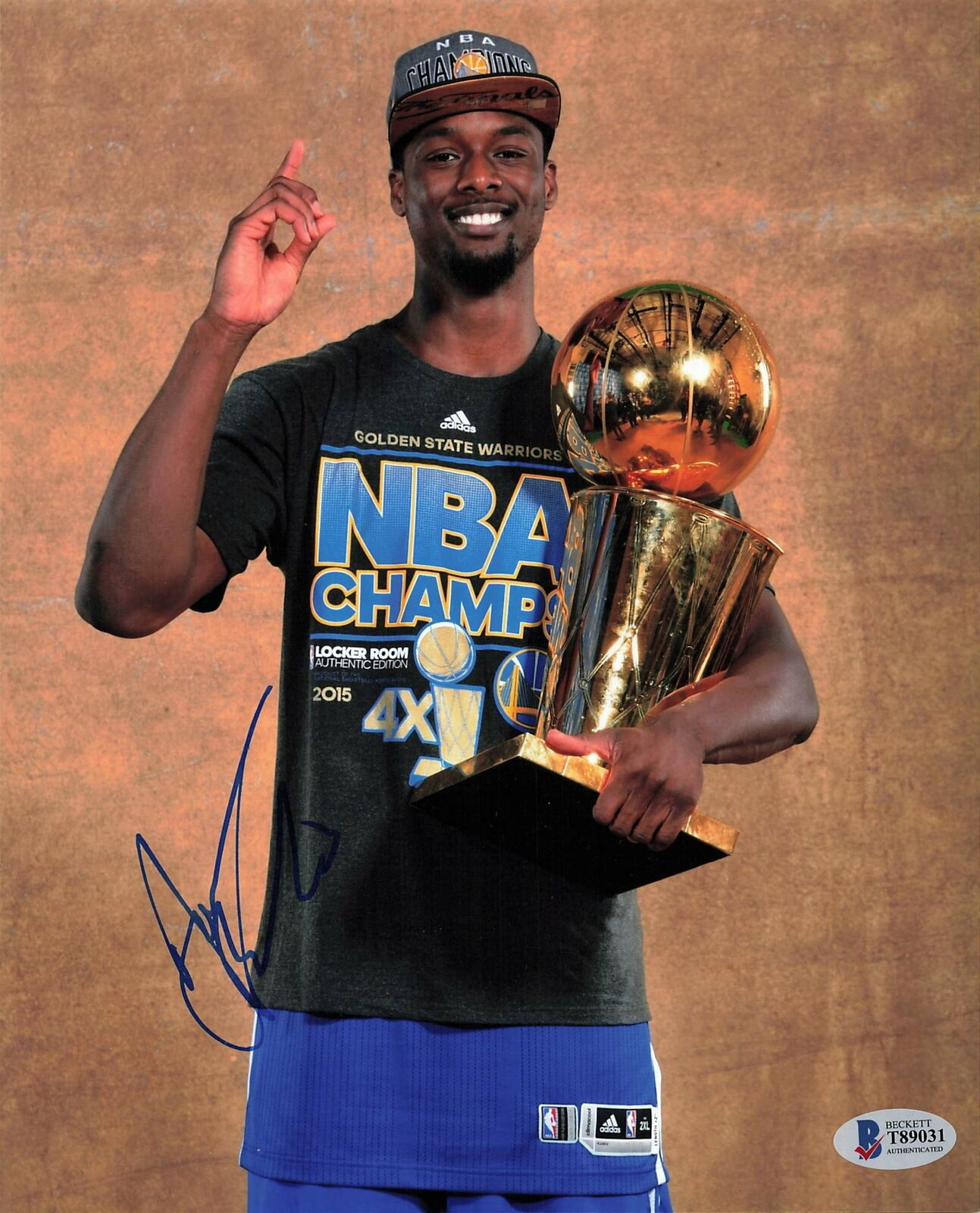 Harrison Barnes signed 8x10 Photo Poster painting BAS Beckett Warriors Autographed