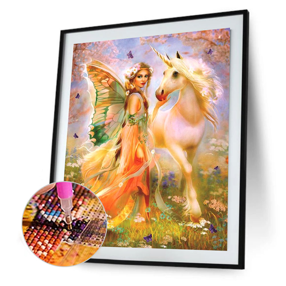 

(Multi-Size) Unicorn - Round/Square Drill Diamond Painting - 30*40CM, Square diamond 30*40cm, 501 Original