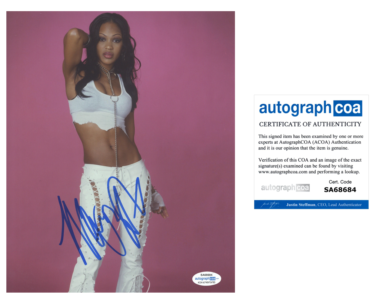 Meagan Good Signed Autographed 8x10 Photo Poster painting Stomp The Yard Actress ACOA COA