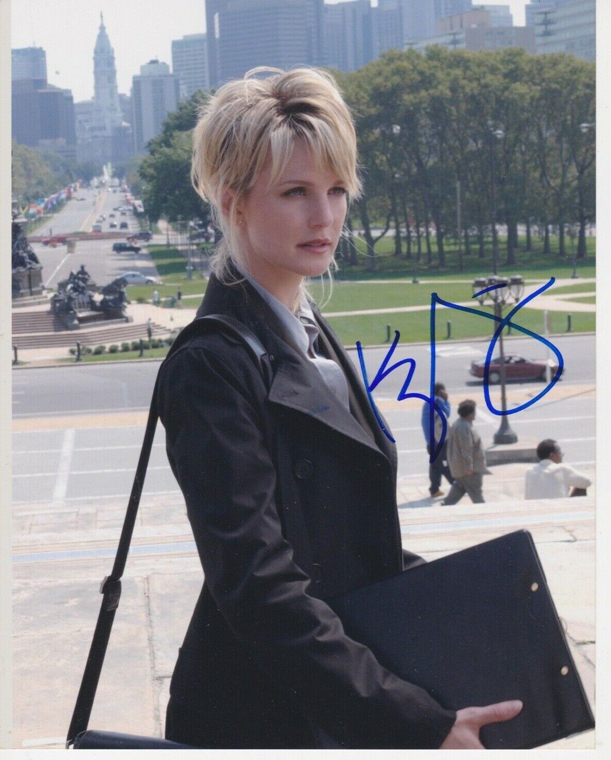 Signed Original Color Photo Poster painting of Kathryn Morris of Cold Case