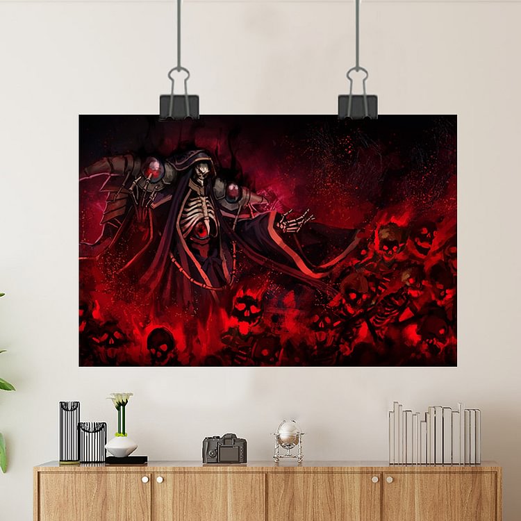 Overlord-Ainz Ooal Gown/Custom Poster/Canvas/Scroll Painting/Magnetic Painting