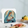 (US Only)Mary DIY Diamond Painting Napkin Holder Kit Unique Gift for Friends Family