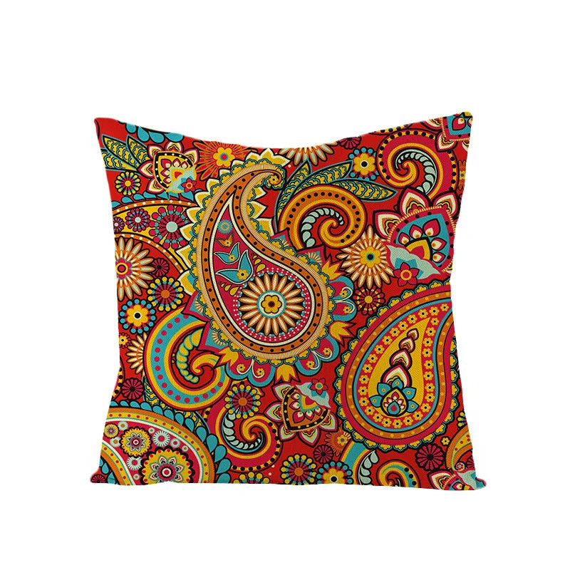 Ethnic Unique Pattern Printed Cushion Pillowcase